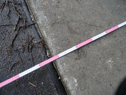 Schnapsbrücke Anfang stadtauswärts - rechter Fussweg 0,93 m