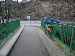 Schnapsbrücke Ende stadtauswärts