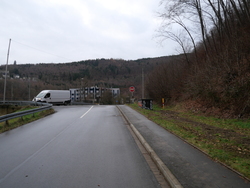 Altenaer Str. Richtung Behelfsbrücke