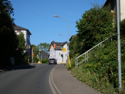 Neustadtstrasse, Richtung Friedhofstrasse